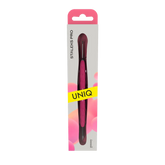 Staleks Pro UNIQ 11 TYPE 2 Gummy Manicure Slanted Pusher with Silicone Handle Slanted Pusher + Ring Curette PQ-11/2